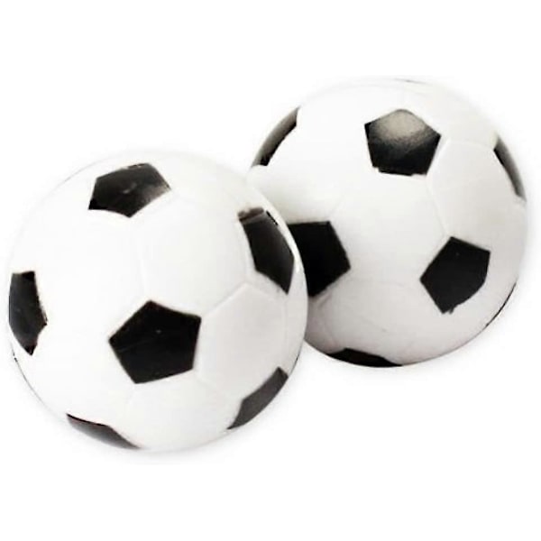 Bordfodbold Bordfodbold Udskiftning Mini Sort og Hvid Fodbold - Sæt af 12