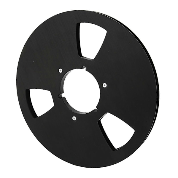 Tomt båndspolereplacement 10 tommer åpen spole opptakspole for Ampex Grand Master 456 lydspoler for 1/4 tommers bånd svart