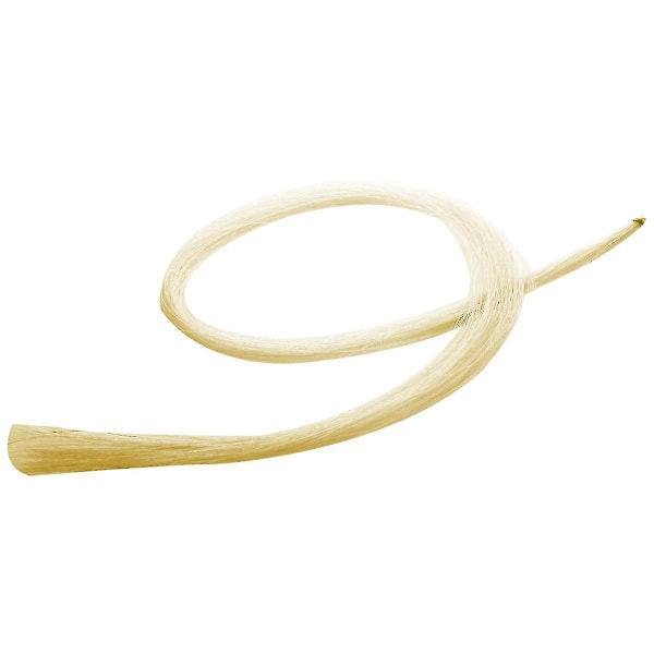 75 cm viulun jousi, luonnollinen hevosenhäntä, valkoinen