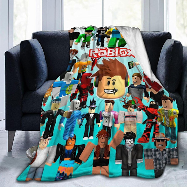 Superpehmeä mikrofleece-peitto sohvalle, sänkyyn, aikuisille ja lapsille - lämmin peitto 100*150cm