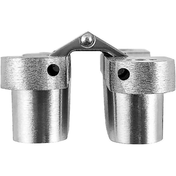Usynlige hængsler, skjulte hængsler til møbelhardware foldedør, 2 stykker 118mm*28mm