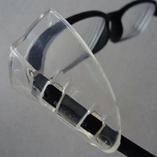 4 Par Ögonglas Sidoskydd Klara Sidoskydd för Skyddsglasögon