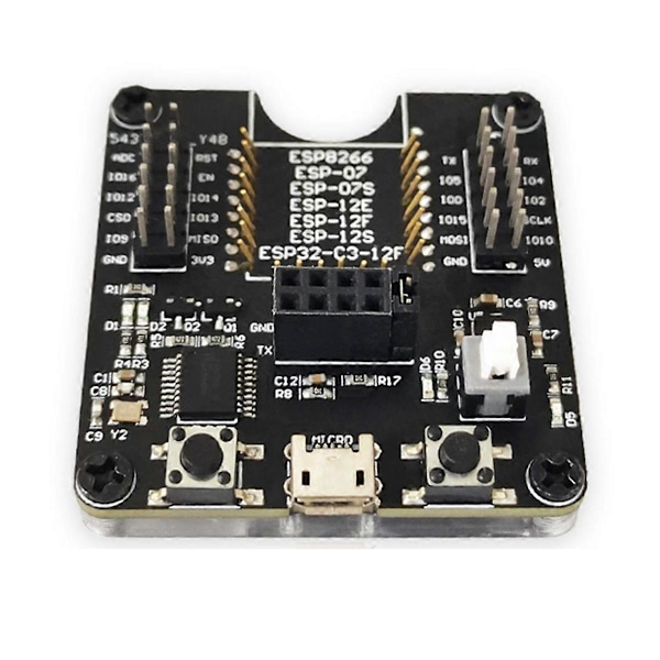 ESP8266 Testiteline Moduuli Ohjelmointi Tuki ESP-01 01S 12 ESP32-C3-12F Monitoiminen Kannettava Moduuli