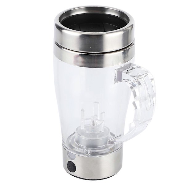 350ml Rustfrit Stål Selvpiskende Kaffe Kop - Elektrisk Automatisk Blandingskop til Hjemmet og Kontoret - På Lager