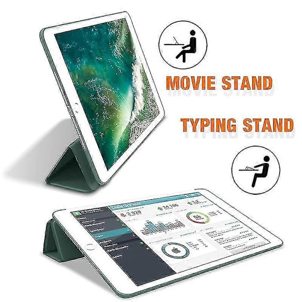 Skyddande Fodral Läder Smart Case Cover För Apple Ipad 7:e 8:e 9:e 10.2 Tum