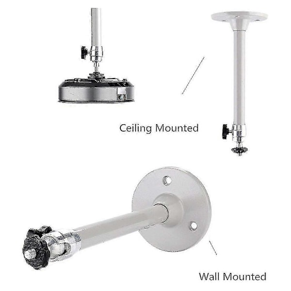 21,5 cm Universal Projektorfäste i Aluminium Kompatibel med Projektor Kompatibel med Tak eller Vägg 5 kg Kapacitet Kompatibel med Kamera