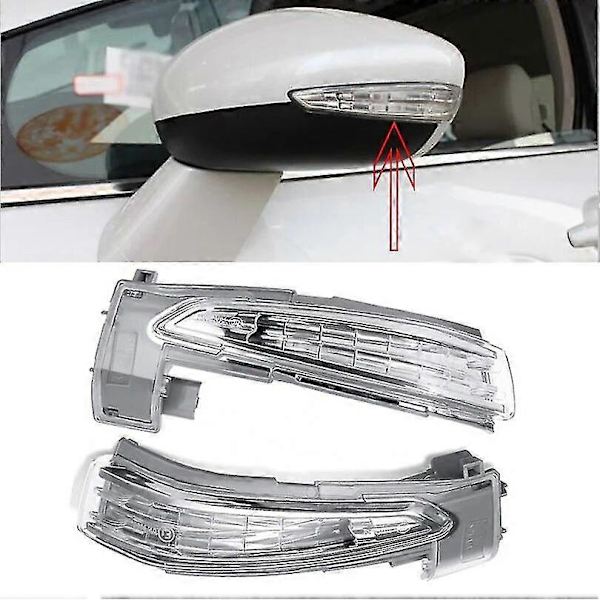 Bilspeilblinklys Høyre Side / Venstre Side Førerside Passasjersiden Repeater Lampe For Peugeot 508 Citroen Ds5 C4