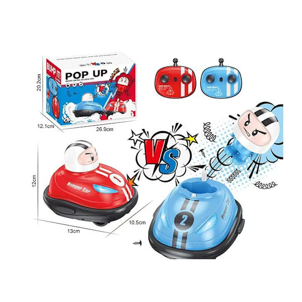 1 Set Snabb Bumperbil Leksak Mini Fjärrstyrd Katapultbil Med Fjärrkontroll