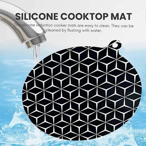 Sinknap Induktiokiertolevy Matto Kestävä Korkeassa Lämpötilassa Palonkestävä Vedenpitävä Suoja Induktiokiertolevyn Suoja Matto Keittiötarvikkeet