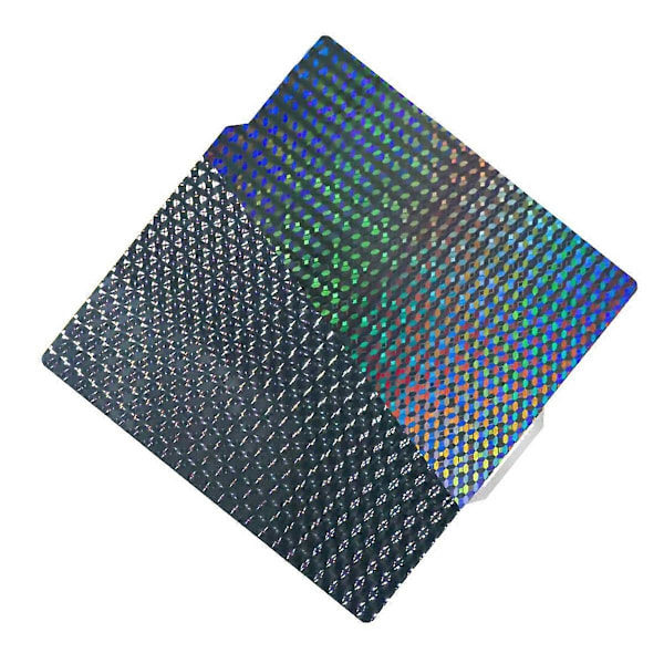 PEK-platta för A1/X1C/X1 3D-skrivare 257X257mm Dubbelsidig fjäderplatta (3D stålkula + fotbollsmönster)