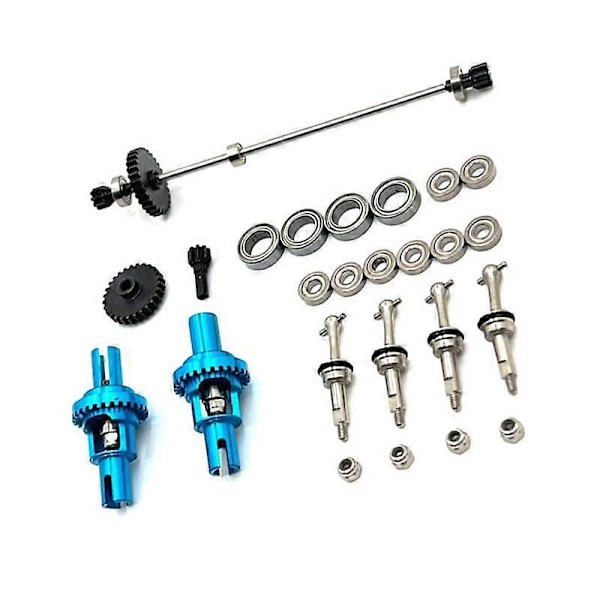 Metallisk Drivaksel Drivutstyr Differensialsett for 284131 K969 K979 K989 K999 P929 1/28 RC Bil Oppgradering