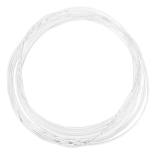1 stk 2m Optisk Fiberkabel Optisk Fiber Solid Transparent Lysende Fiber MMA Materiale (Hvit 1,5mm)