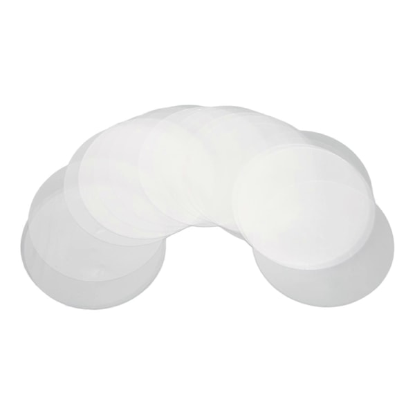 50 stk. Urskivekasse Bakplate Beskyttelsesputer Plastbeskyttelsesark for Urskiver med Oppbevaringsboks