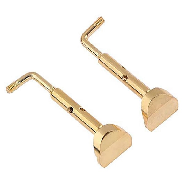 2 st. Violinhakstödsskruvar i legering Violinhakstöd Tillbehör för 4/4 3/4 Violin