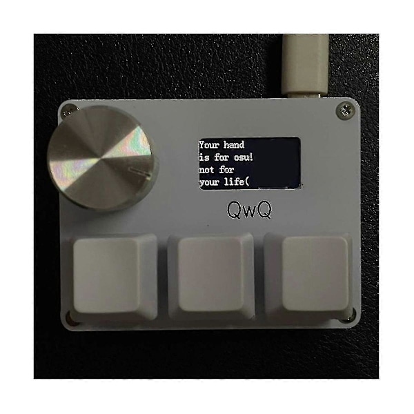 Osu O3c Rapid Trigger Hall Switches Wooting Magnetic Red Switches Keyboard With Knob Screen Copy Paste Shotcut(musta)