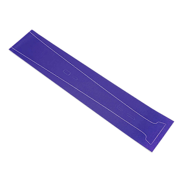 Midtskin for PS5-konsollen, ripebestandig, integrert midtre stripe-klistremerke, konsollens midtre del, beskyttelsesstripefilm, lilla
