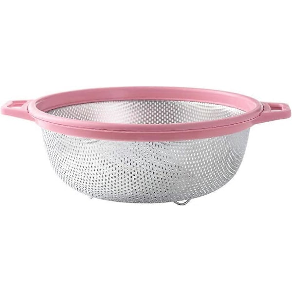 Rustfrit Stål Si, Stor Metal Grøn Si til Pasta, 9 Køkken Mad Mesh Si