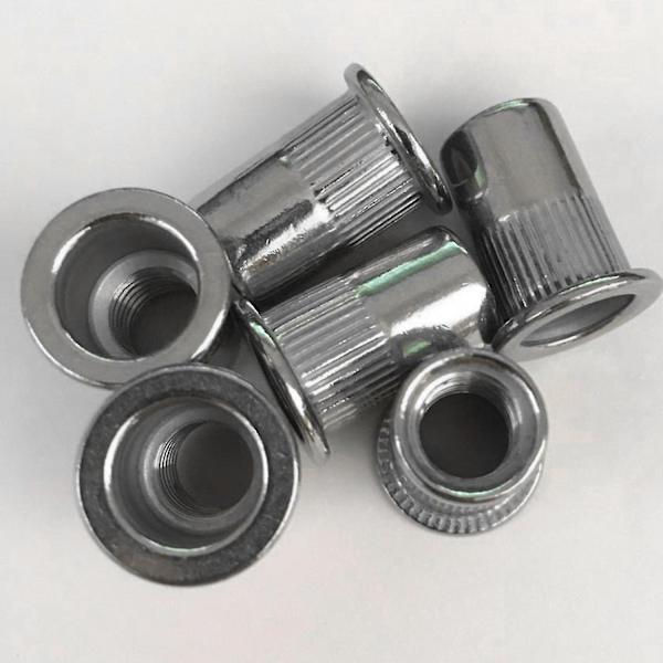 30 stk M8 Nøttegjenger Rivetmuttere Rustfritt Stål Trådformet Rivet Innsatsmuttere M8-1.25mm