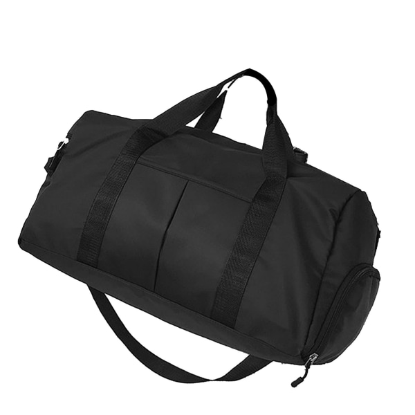 Reiseveske Svart Stor Kapasitet Romdesign Vanntett Oxford Stoff Sports Gym Bag for Daily