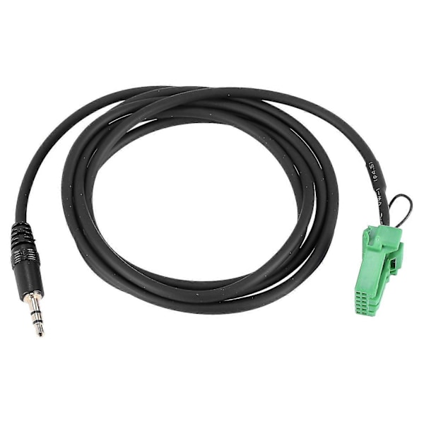 6-polig grön kontakt Stereo 3,5 mm Jack Audio Aux-in MP3-kabel kompatibel med Honda Jazz Fit 20