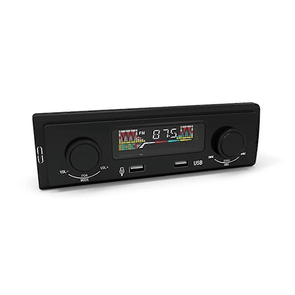 Kolmipyöräinen FM-radio MP3-soitin Bluetooth-auton stereot USB-lataus LED-näyttö maatalouskoneille