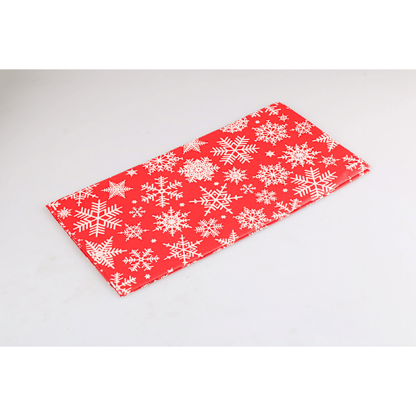 Julduk med snöflingor och älg för julbord, individuellt förpackad för fest snowflake