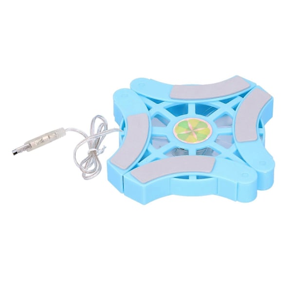 DRS04 Bærbar Datamaskin Kjøleplate Kjøleplate Luminous USB Kjølebase (Blå)
