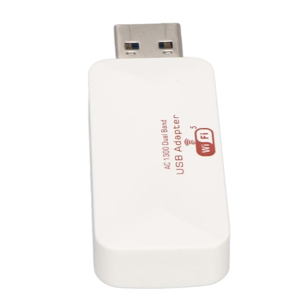 USB WiFi Adapter USB3.0 Dobbelt bånd 1300Mbp Højhastighed MU MIMO Soft AP Mode Trådløs WiFi Adapter til PC Desktop Laptop
