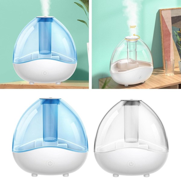 CALANDIS Cool Mist Luftfugter USB Genopladelig Silent Aroma Diffuser til hjemmekontoret