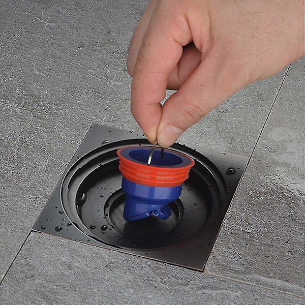 Golvbrunnsplugg för dusch, anti-backflöde, anti-lukt, snabb dräneringsventil, 3,5 * 5,3 cm