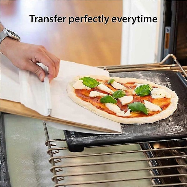 Pizza Spatel med Håndtag Bærbar Pizza Glideklud Skræl Holdbar Bedste Pizza Værktøj til Kage