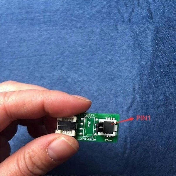 QFN8 /WSON8/MLF8/MLP8/DFN8 till DIP8 Universal Två-i-ett Socket/Adapter för både 6X5MM och 8X6MM Chip