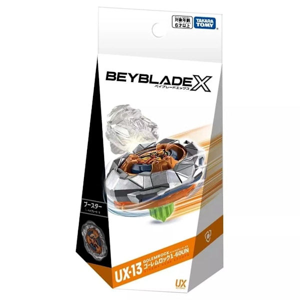 Beyblade Autentisk Takara Tomy Beyblade Burst X - UX-13 Golem Rock 1-60UN UX-13