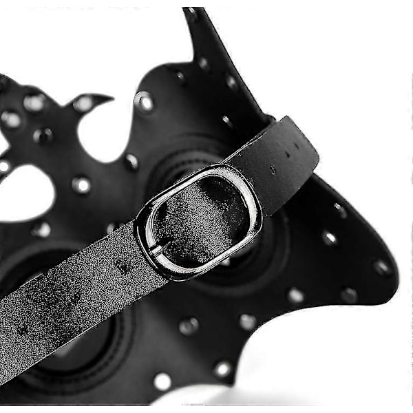 Lädermask Sval Kostym Mask För Fest