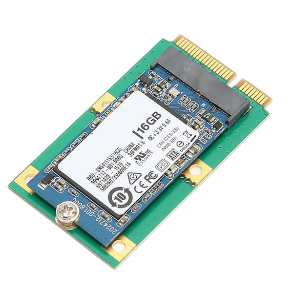 M.2 Hårddisk M.2 till MSATA Adapterkort Stabil Liten Enkel Installation SSD Datortillbehör 16GB
