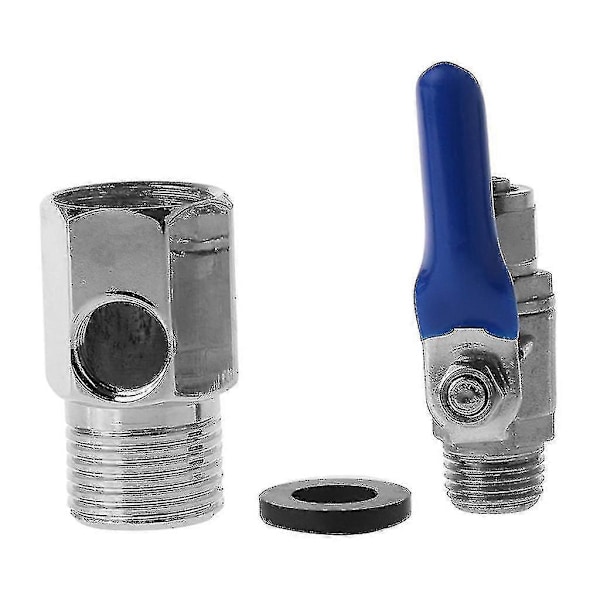 Vattenrenare Omvänd Osmos Tee Inloppskulventil Set 1/2\" Bsp Till 1/4\" Slang