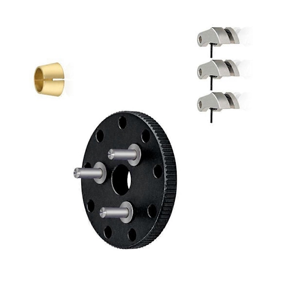 RC Bil Svänghjul Koppling Metall 4142 4146 3281 Kit För 1/10 Nitro/ Stampede /Jato/ -/Nitro Black