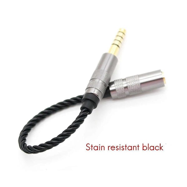Hifi 4.4mm Balansert Hodetelefonadapter Lydkabel 4.4 Xlr 4-polet Hann til Hunn Vinkel