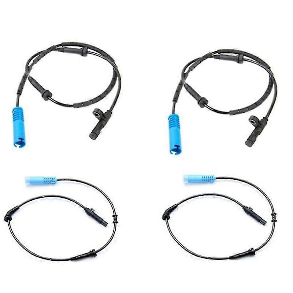 4x ABS-hjulsensor kompatibel med Mini One Cooper S R50 R52 R53 (01-07) Fram Bak Vänster Höger