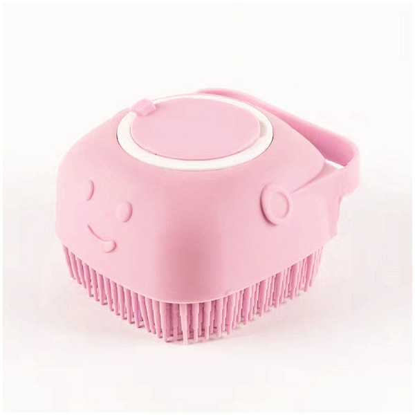 Badebørste til kæledyr - Massagebørste til fjernelse af hår Pink