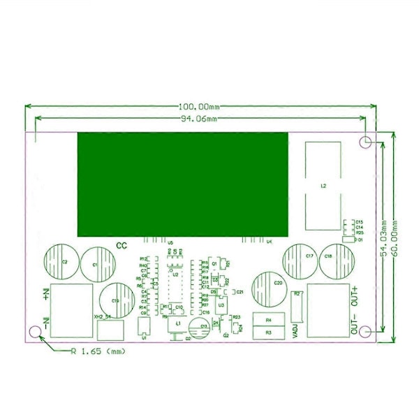 DC-DC Buck Converter DC12-75V til 2.5-50V 600W Buck Regulator Spenning Konstant Strøm Justerbar Strømforsyningsmodul