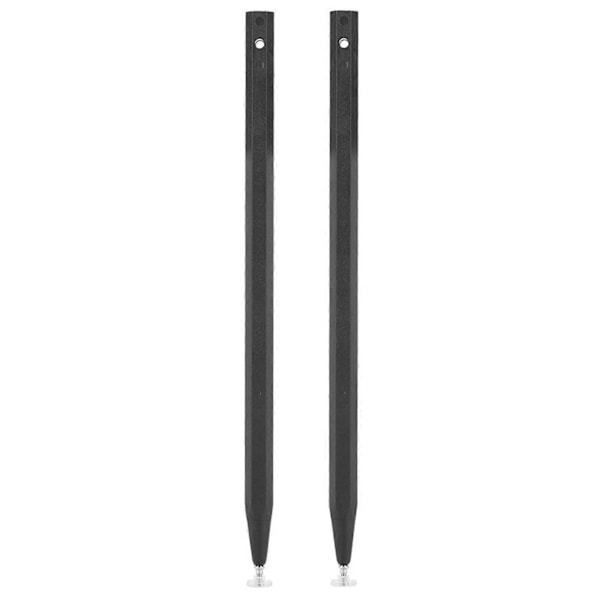 2 st Precision Disc Stylus Touch Pekskärmspennor för Alla Mobiltelefoner & Tabletter Svart