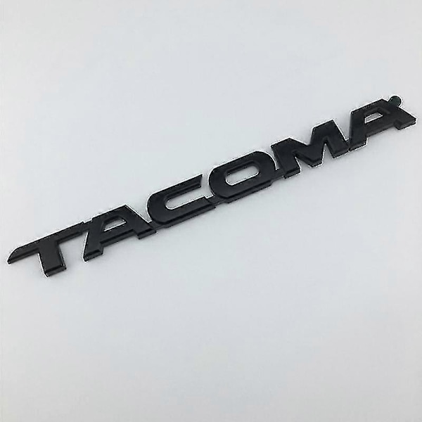 High Quality 1pc New 30cm 3d Abs Plastic Chrome Black Emblem Side Decal Badge Sticker Nameplate For Tacoma