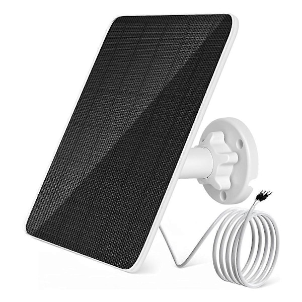 Solpanel til Ring Dørklokke, 5W Solpanel til Ring Videodørklokke 2, Videodørklokke 3, Videodørklokke