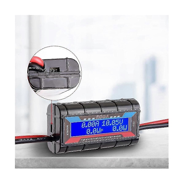 Högprecisions effektanalys: 200A Wattmeter med LCD-display - Avancerat verktyg för energimätning