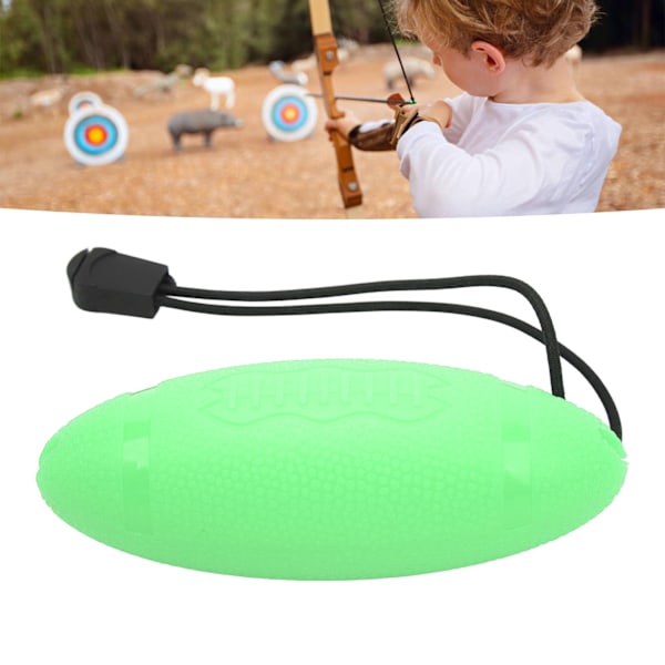 Archery Arrow Puller Hand Saver Silicone Target Remover Gripper with Drawstring for Easy Training Green