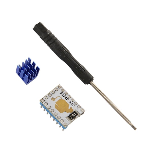 Stegmotordrivrutin S2240 V2.0 SPI 256 Underavdelning 3A IFS 2.1A IRMS 4.5V till 36V TMC2240ATJ Chip Stegmotordrivrutin