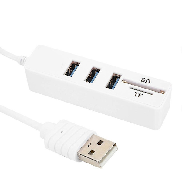 USB-hub USB3.0-port Minneskort/Litet minneskortsläsare Hög Hastighet USB-kombination Dator