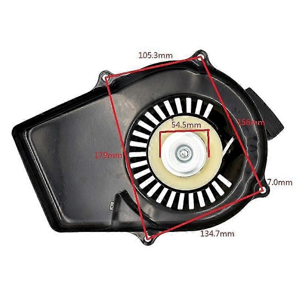 Metallfötter Bensin Generator Start Reparationsdel för ET950 ET650 TG950 TG650 650W 800W 950W 1000W