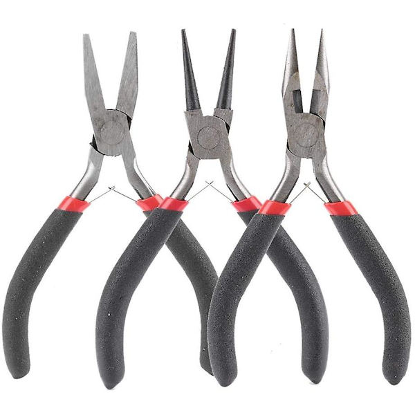3 kpl Monitoiminen DIY-työkalu Pihdit Ammattimainen Helmenpujotustyökalu Pihdit (3 kpl)